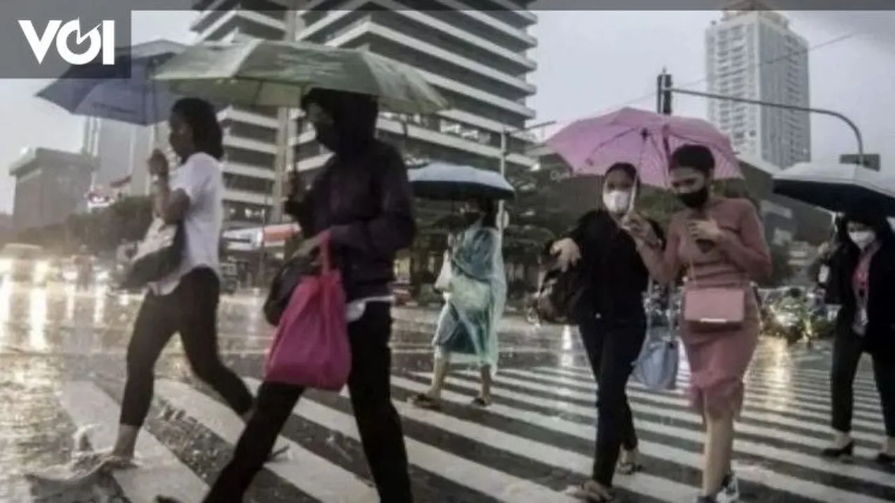 توقعات بهطول أمطار خفيفة تشمل معظم المناطق في إندونيسيا خلال ساعات اليوم